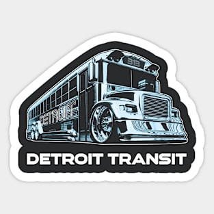 Detroit Transit Sticker